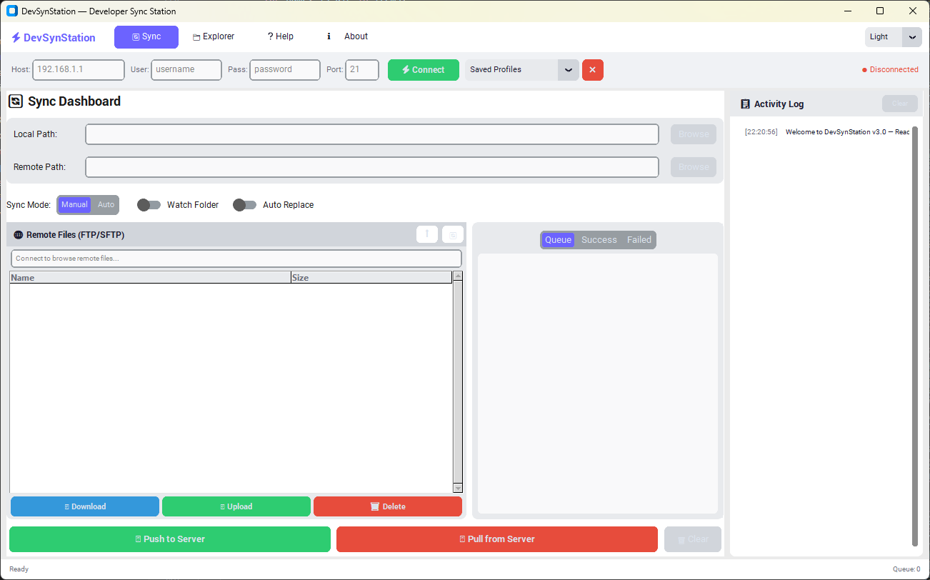 DevSyncStation - Windows 11 Developer Tool