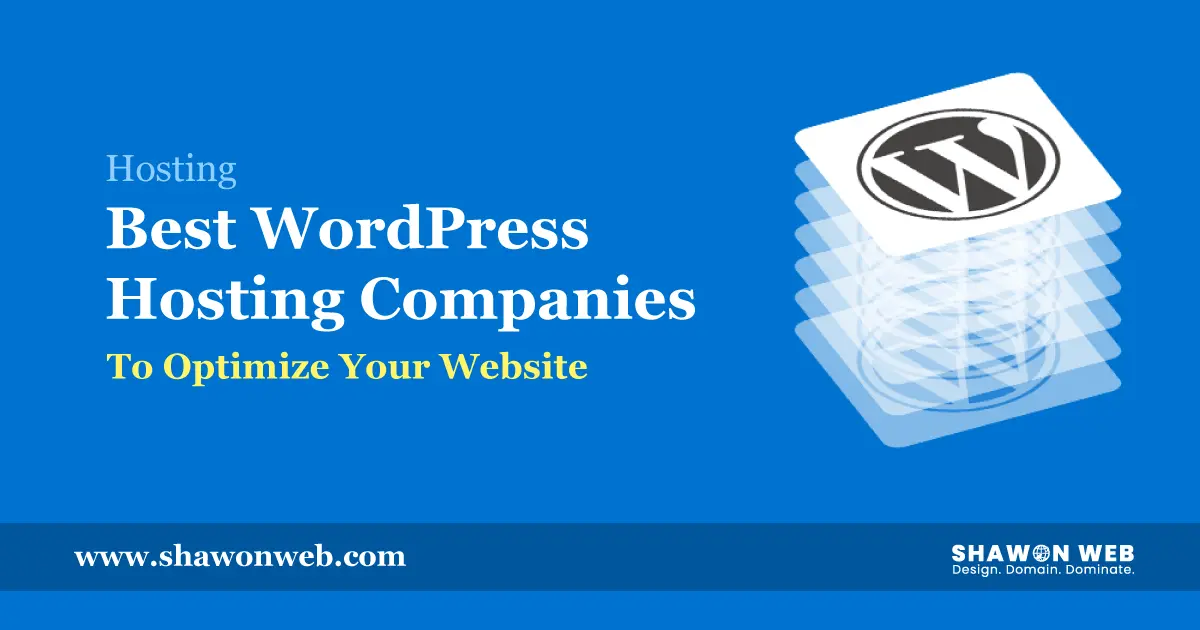 Best WordPress Hosting Companies